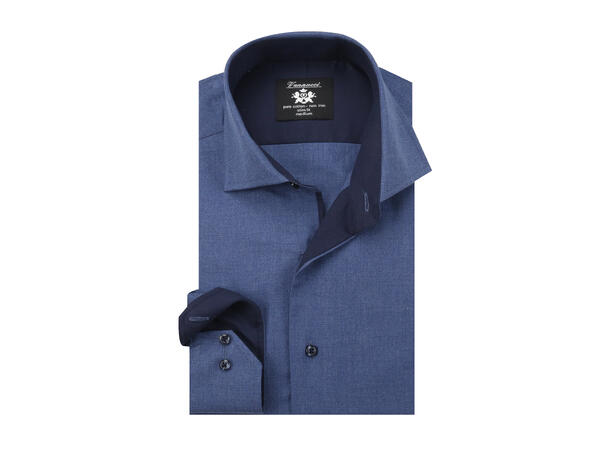 3215 Slim Dark Blue L Non-Iron