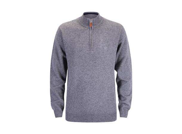 7247182 ZIP Charcoal L Men's Sweater