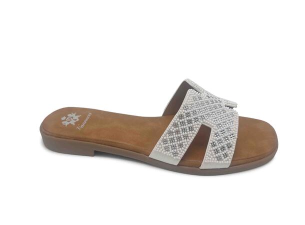 CH-1155-B02 White 38 Ladie's Sandal