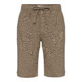 Chino Short Pant Brown M Men's LINEN Chino Short Pant