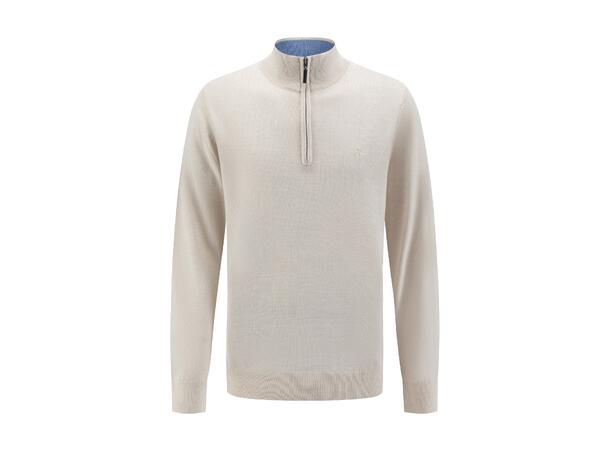 YTT07060 Zip Sand L Men's Half Zip Sweater