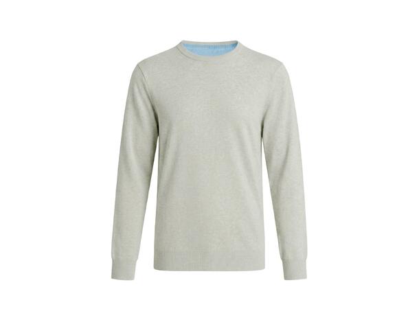 YTT07467 R-Neck Sand L Men's Round Neck Sweater