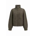 YTT07696 Coffee M/L Ladie's Knitted Sweater