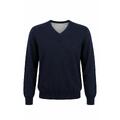 YTT07698 Navy 3XL Men's Cashmere V-Neck Sweater