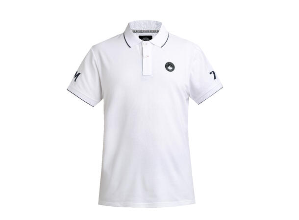 25SS Polo Pique White M Men's Polo