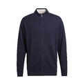 26SS00959 Full Zip Navy M Men's Merino Sweater