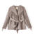 26AW01026 DT Khaki M/L Ladie's Wool Coat 