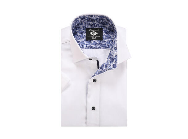 3009 SS Mod White L Short Sleeve Non-Iron Shirt