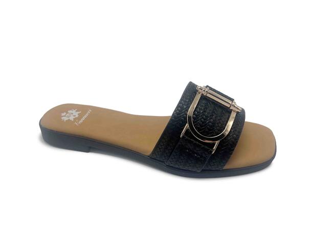 CH-1155-A06 Black 38 Ladie's Sandal