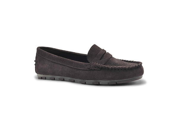 WFR312Q01 Brown 38 Ladie's Loafer, leather