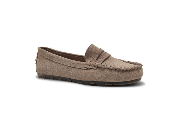 WFR312Q01 Dark Beige 38 Ladie's Loafer, leather