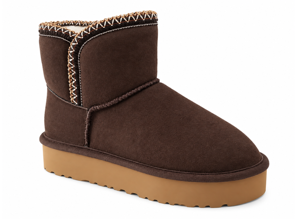 X26L313 Dark Brown 38 Ladie's Winter Shoes