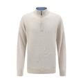 YTT07060 Zip Sand XL Men's Half Zip Sweater