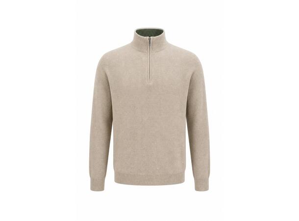 YTT07697 Sand M Men's Cashmere Sweater