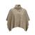 YTT07261 Camel One size Ladie's Poncho 