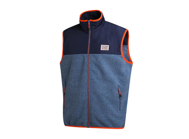 26SS00687 Blue L Men's Fleece Vest