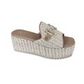 HC55-104 Beige 39 Ladie's Sandal