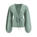 YTT07082 Green S/M Ladie's Sweater