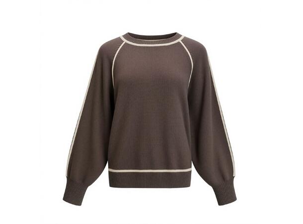 YTT07458 Coffee M Ladie's Sweater