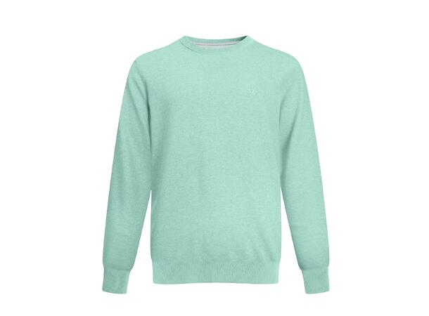 YTT07467 R-Neck Pale Olive L Men's Round Neck Sweater