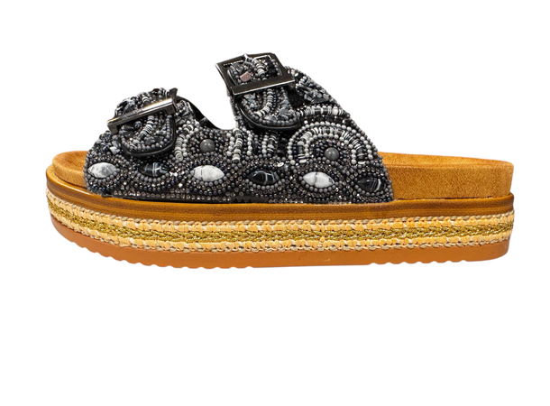 230106-10 Black 38 Ladie's Sandal