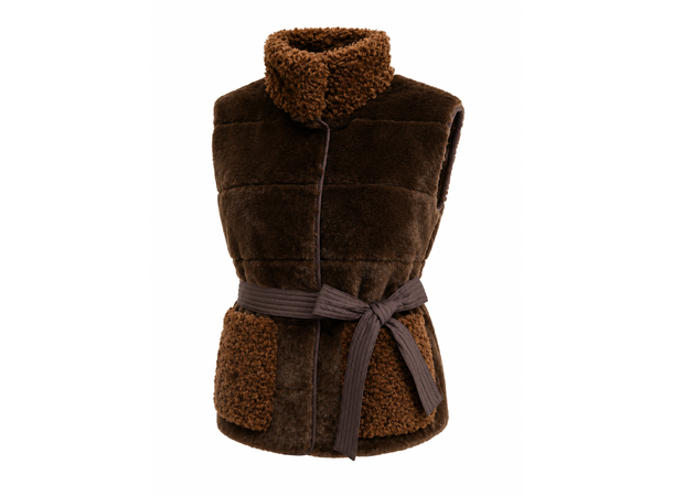 26AW00964 VN Dark Brown M Ladie's Vest