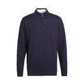 26SS00958 Half Zip Navy XXL Men's Merino Sweater