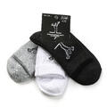 Streken Socks 3pk Normal 41-46 3PK, White/Black/Grey