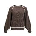YTT07458 Coffee L Ladie's Sweater