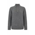 YTT07566 Charcoal M Men's Sweater