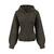YTT07084 VN Olive S/M Ladie's Alpace Hooded Sweater 