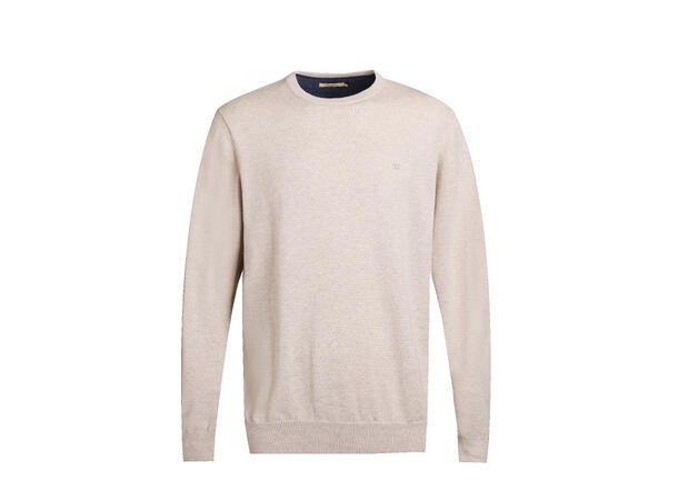 26SS00957 R-Neck Sand L Men's Merino Sweater