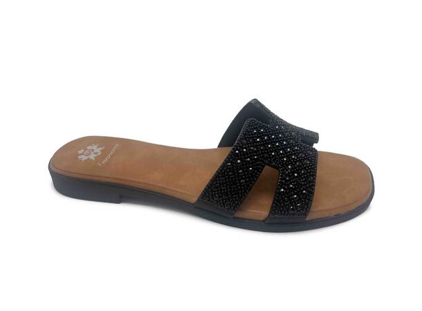 CH-1155-B02 Black 39 Ladie's Sandal