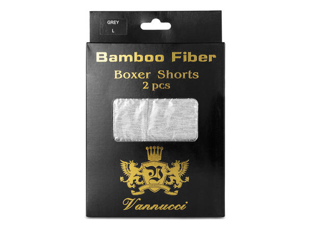 Boxer Man Bamboo 2pk Grey S Men's Boxer